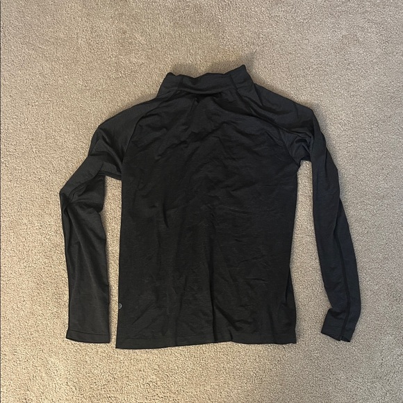 lululemon athletica Light Gray and Black Men's Quarter-Zip Tops - Picture 5 of 5